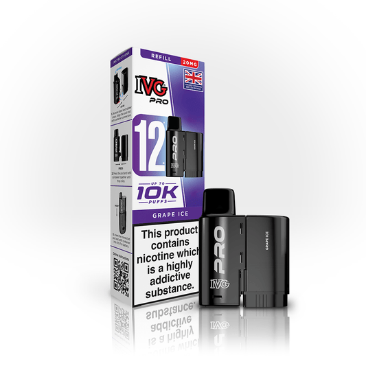 IVG Pro Pods - Grape Ice - PJW Vapes | UK Leading Vape Wholesaler