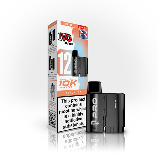 IVG Pro Pods - Peach Ice - PJW Vapes | UK Leading Vape Wholesaler