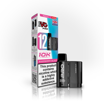 IVG Pro Pods - Raspberry Blast - PJW Vapes | UK Leading Vape Wholesaler