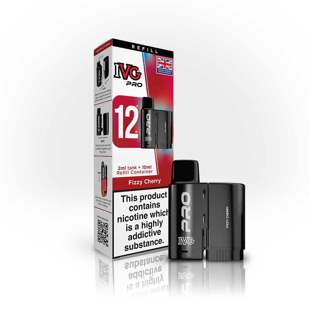 IVG PRO Refill - Fizzy Cherry - PJW Vapes | UK Leading Vape Wholesaler