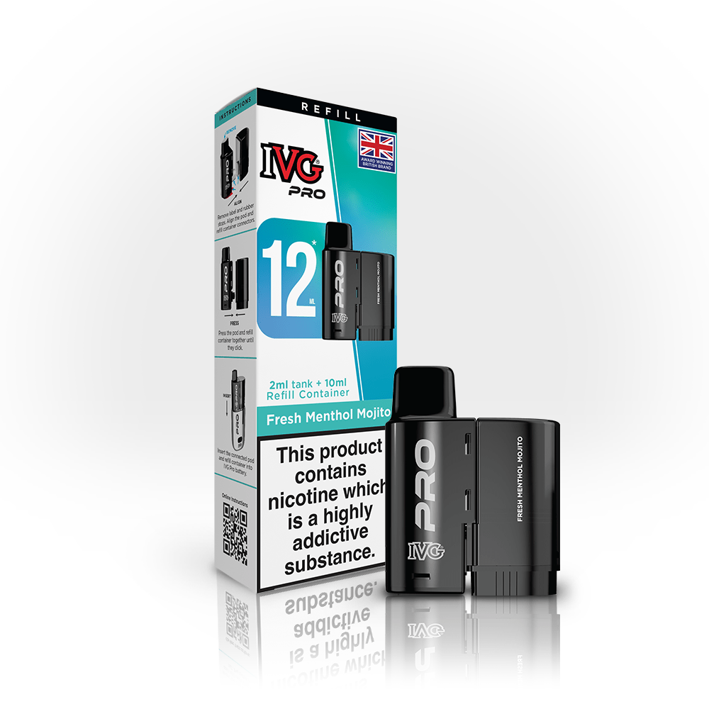 IVG PRO Refill - Fresh Menthol Mojito - PJW Vapes | UK Leading Vape Wholesaler