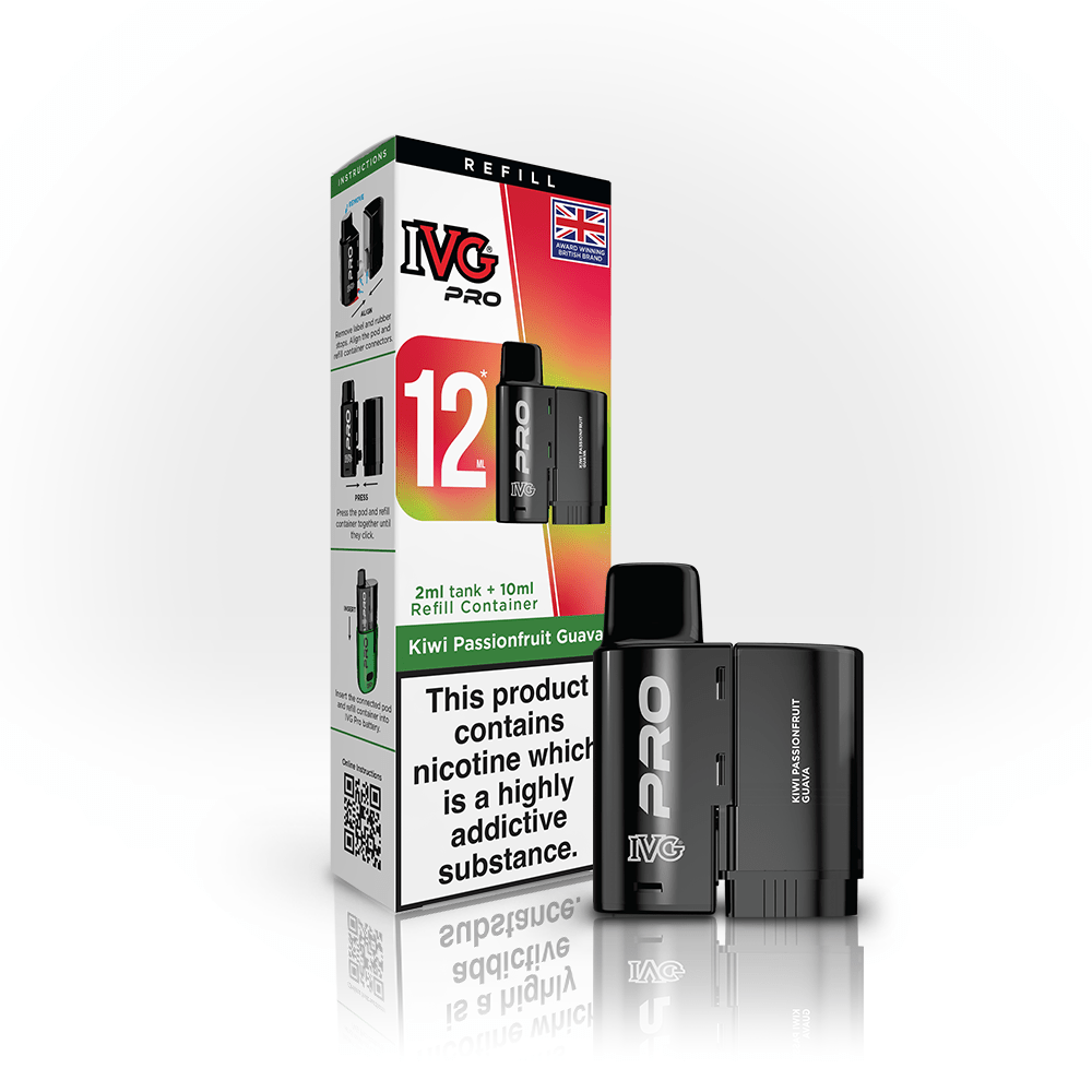 IVG PRO Refill - Kiwi Passionfruit Guava - PJW Vapes | UK Leading Vape Wholesaler