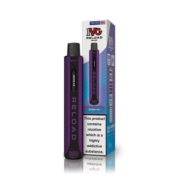 IVG Reload Mini Kit - Grape Ice - PJW Vapes | UK Leading Vape Wholesaler