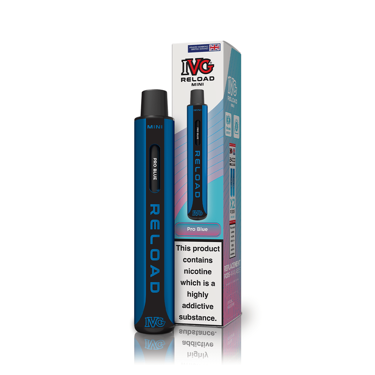 IVG Reload Mini Kit - Pro Blue - PJW Vapes | UK Leading Vape Wholesaler