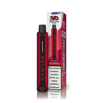 IVG Reload Mini Kit - Sour Raspberry - PJW Vapes | UK Leading Vape Wholesaler