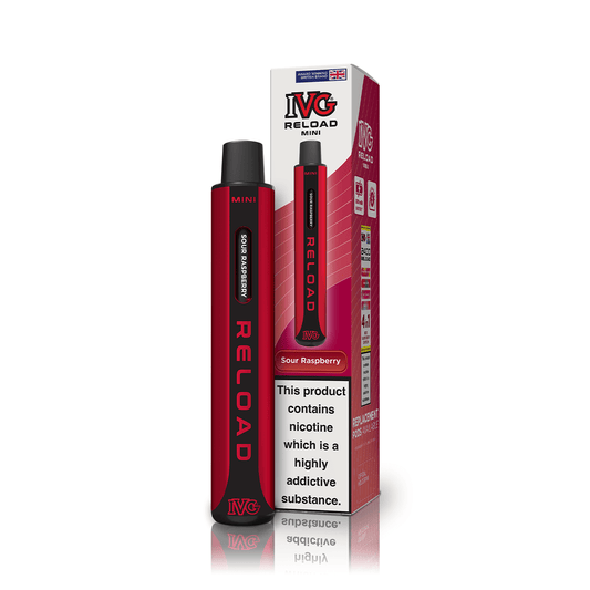 IVG Reload Mini Kit - Sour Raspberry - PJW Vapes | UK Leading Vape Wholesaler