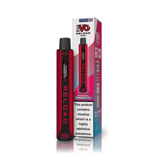 IVG Reload Mini Kit - Strawberry Raspberry Ice - PJW Vapes | UK Leading Vape Wholesaler
