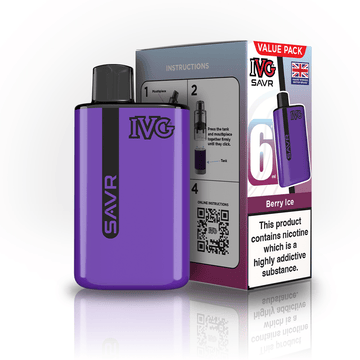 IVG SAVR 3K Kit - Berry Ice - PJW Vapes | UK Leading Vape Wholesaler