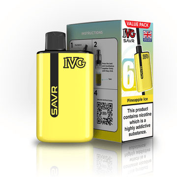 IVG SAVR 3K Kit - Pineapple Ice - PJW Vapes | UK Leading Vape Wholesaler