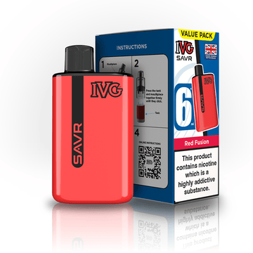 IVG SAVR 3K Kit - Red Fusion - PJW Vapes | UK Leading Vape Wholesaler