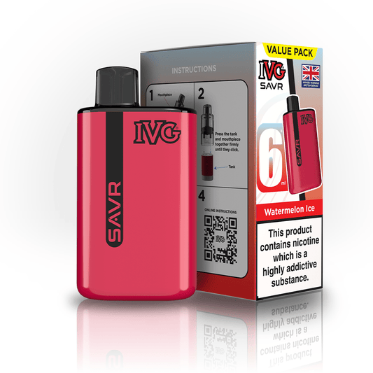 IVG SAVR 3K Kit - Watermelon Ice - PJW Vapes | UK Leading Vape Wholesaler