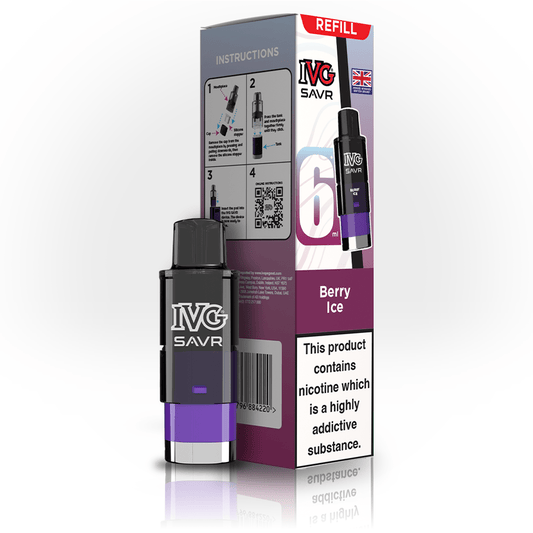 IVG Savr 3K - Refill - Berry ice - PJW Vapes | UK Leading Vape Wholesaler