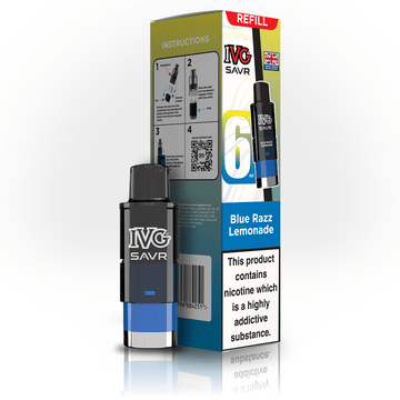 IVG Savr 3K - Refill - Blue Razz Lemonade - PJW Vapes | UK Leading Vape Wholesaler