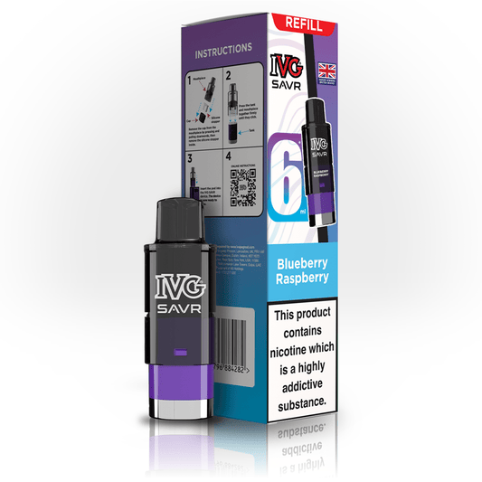 IVG Savr 3K - Refill - Blueberry Raspberry - PJW Vapes | UK Leading Vape Wholesaler