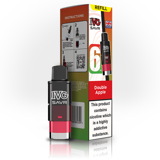 IVG Savr 3K - Refill - Double Apple - PJW Vapes | UK Leading Vape Wholesaler