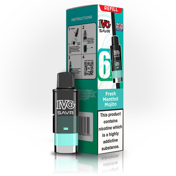 IVG Savr 3K - Refill - Fresh Menthol Mojito - PJW Vapes | UK Leading Vape Wholesaler