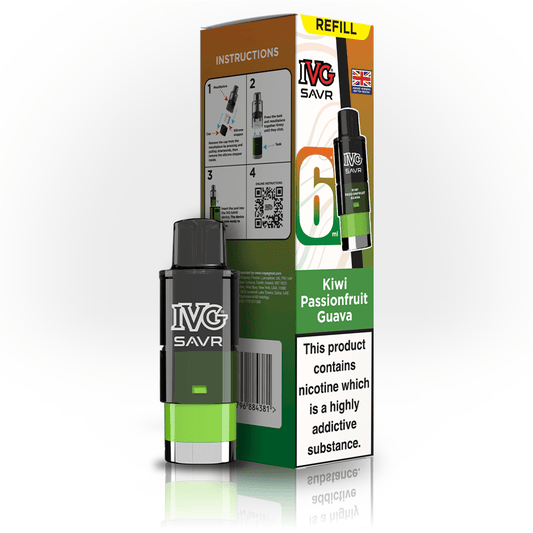 IVG Savr 3K - Refill - Kiwi Passionfruit Guava - PJW Vapes | UK Leading Vape Wholesaler