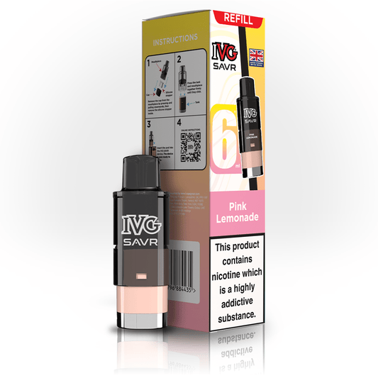 IVG Savr 3K - Refill - Pink Lemonade - PJW Vapes | UK Leading Vape Wholesaler