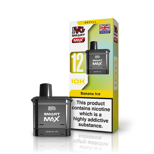 IVG Smart Max - Refill - Banana Ice - PJW Vapes | UK Leading Vape Wholesaler