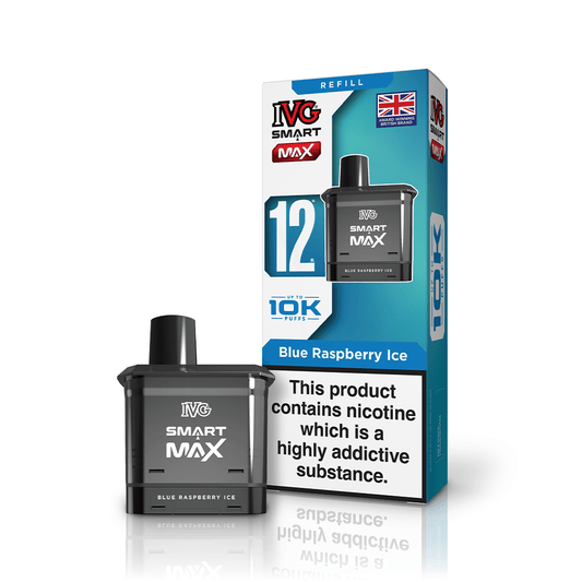 IVG Smart Max - Refill - Blue Raspberry Ice - PJW Vapes | UK Leading Vape Wholesaler