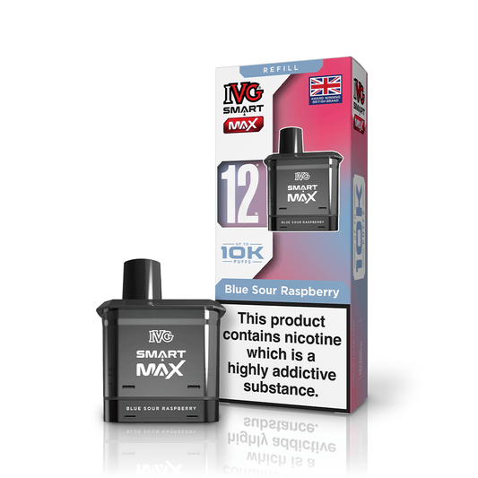 IVG Smart Max - Refill - Blue Sour Raspberry - PJW Vapes | UK Leading Vape Wholesaler