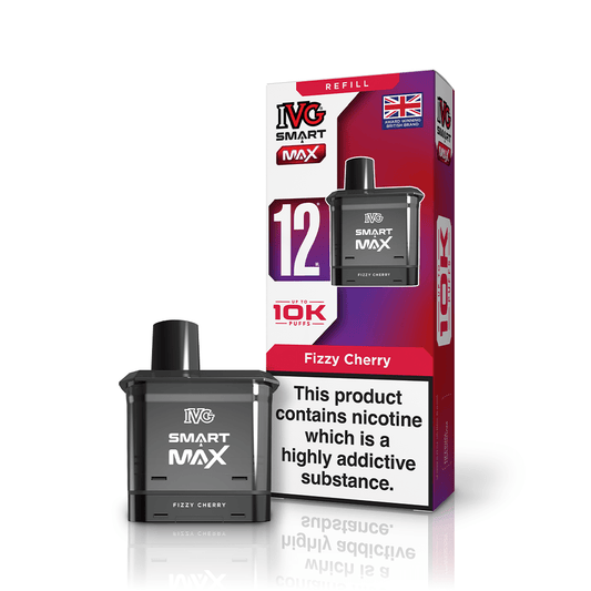 IVG Smart Max - Refill - Fizzy Cherry - PJW Vapes | UK Leading Vape Wholesaler