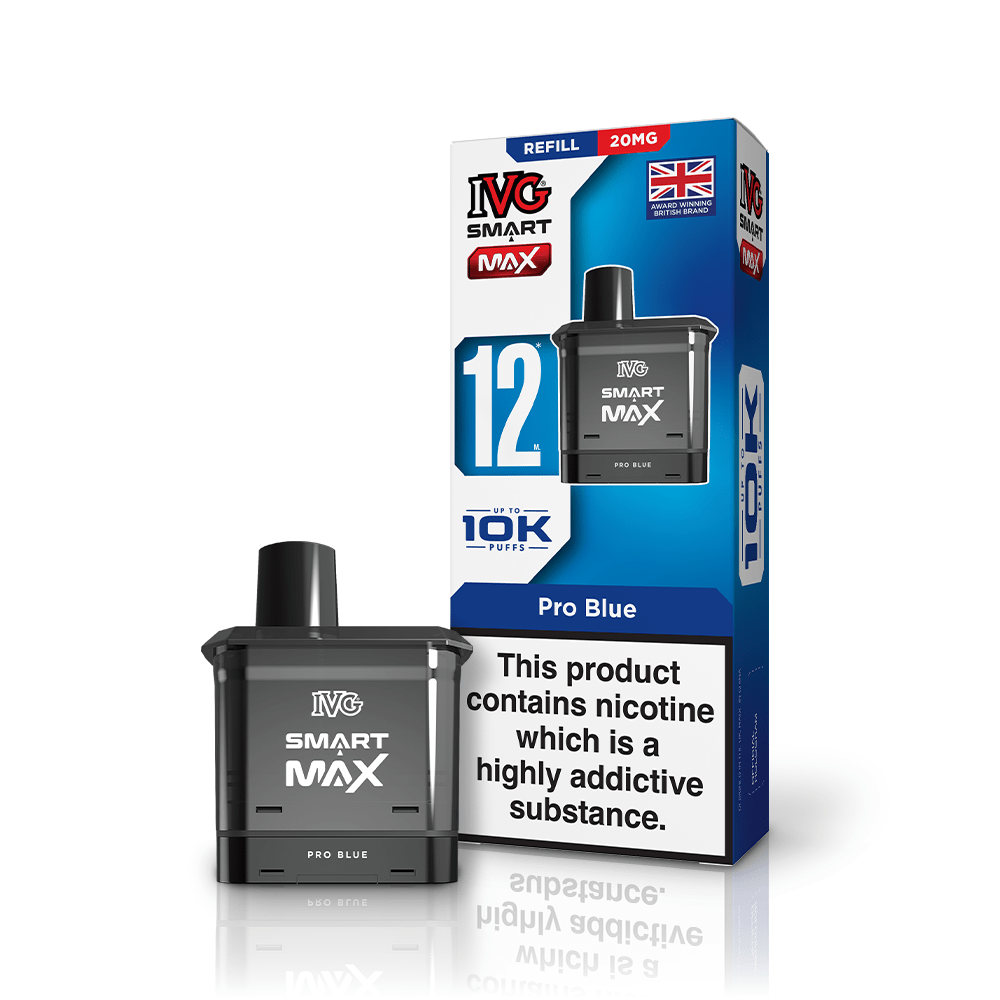 IVG Smart Max Refill - Pro Blue - PJW Vapes | UK Leading Vape Wholesaler