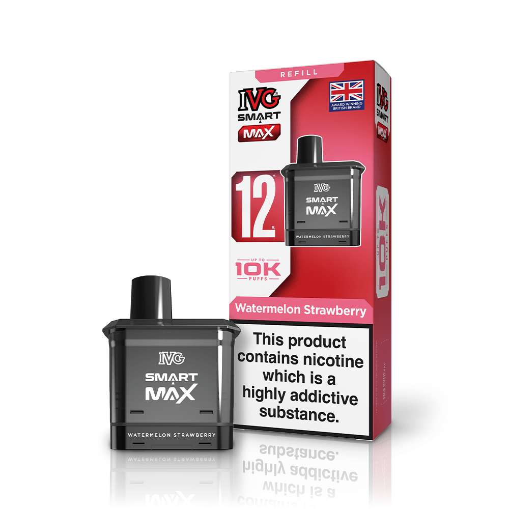 IVG Smart Max - Refill - Watermelon Strawberry - PJW Vapes | UK Leading Vape Wholesaler