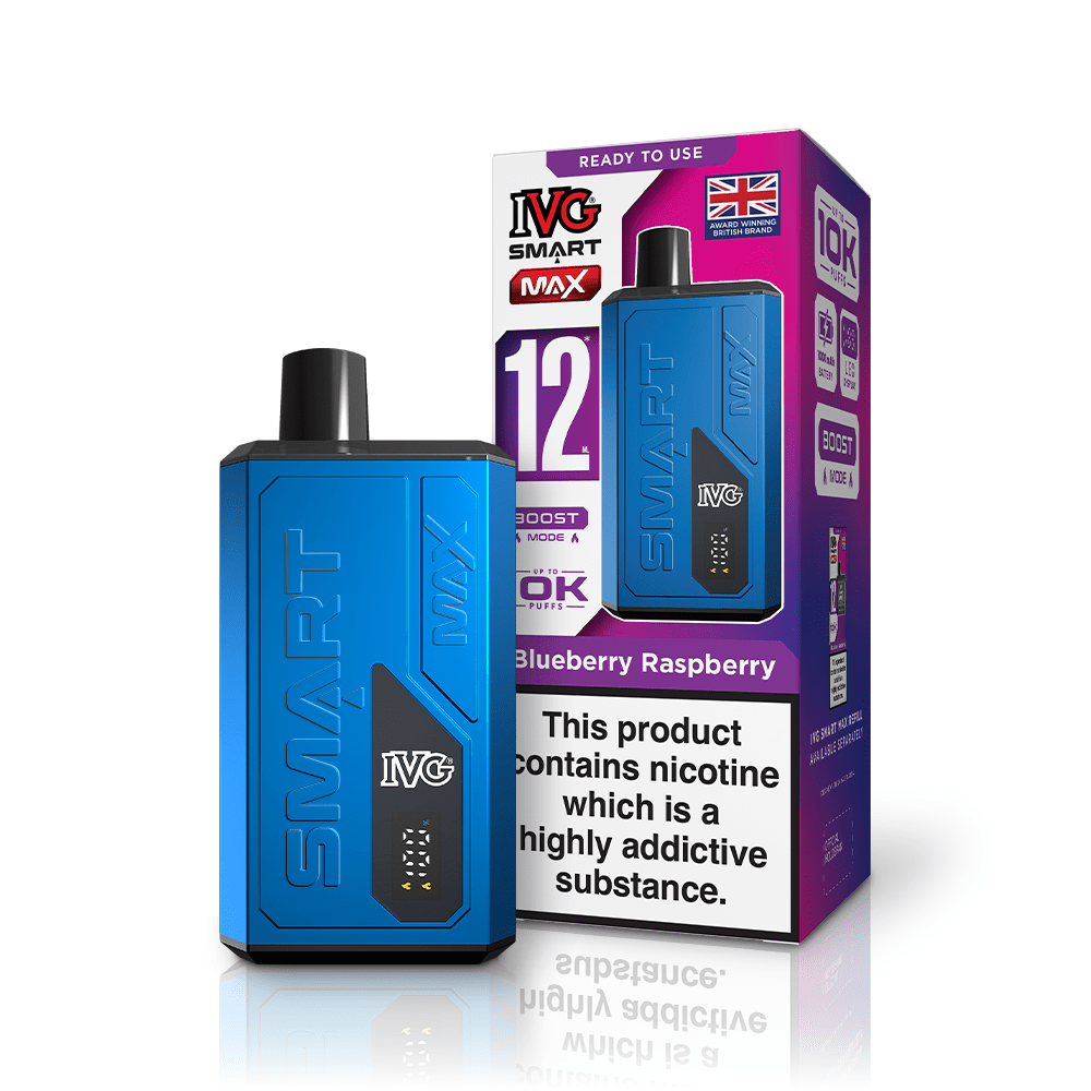 IVG Smart Max - Starter Kit - Blueberry Raspberry - PJW Vapes | UK Leading Vape Wholesaler