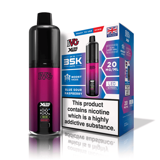 IVG XL35 Kit - Blue Sour Raspberry - PJW Vapes | UK Leading Vape Wholesaler