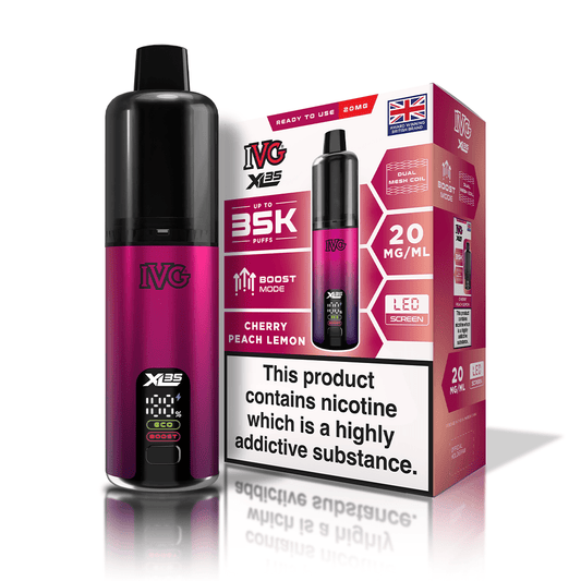 IVG XL35 Kit - Cherry Peach Lemon - PJW Vapes | UK Leading Vape Wholesaler