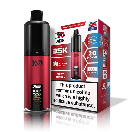 IVG XL35 Kit - Fizzy Cherry - PJW Vapes | UK Leading Vape Wholesaler