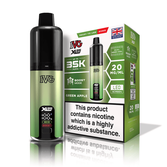IVG XL35 Kit - Green Apple - PJW Vapes | UK Leading Vape Wholesaler