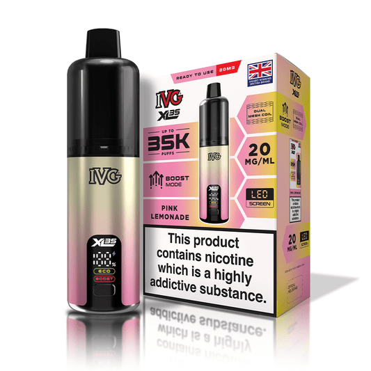 IVG XL35 Kit - Pink Lemonade - PJW Vapes | UK Leading Vape Wholesaler