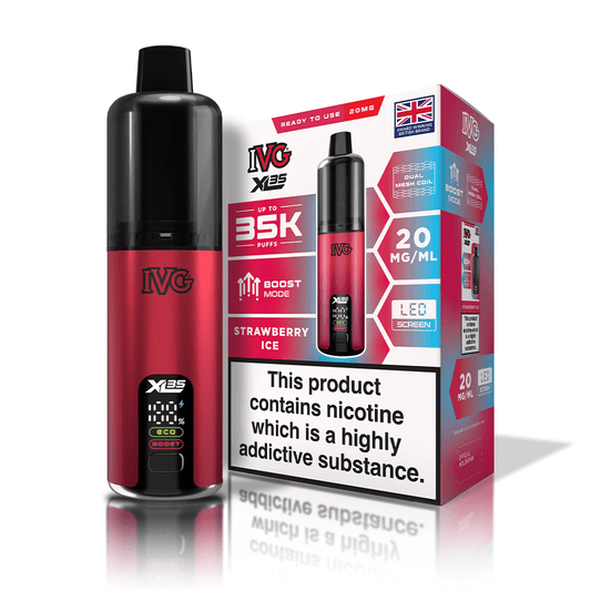IVG XL35 Kit - Strawberry Ice - PJW Vapes | UK Leading Vape Wholesaler