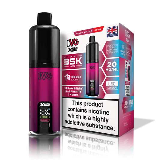 IVG XL35 Kit - Strawberry Raspberry Cherry - PJW Vapes | UK Leading Vape Wholesaler