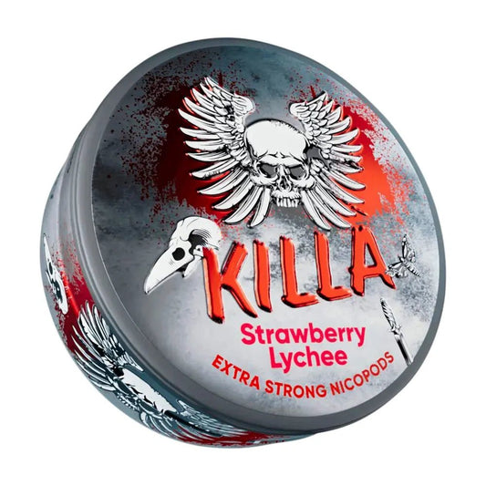 Killa Pouches - Strawberry Lychee - PJW Vapes | UK Leading Vape Wholesaler