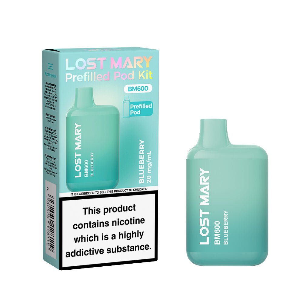 Lost Mary BM600 - 2025 - Blueberry - PJW Vapes | UK Leading Vape Wholesaler