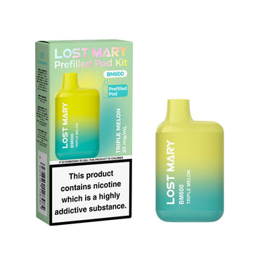 Lost Mary BM600 - 2025 - Triple Melon - PJW Vapes | UK Leading Vape Wholesaler
