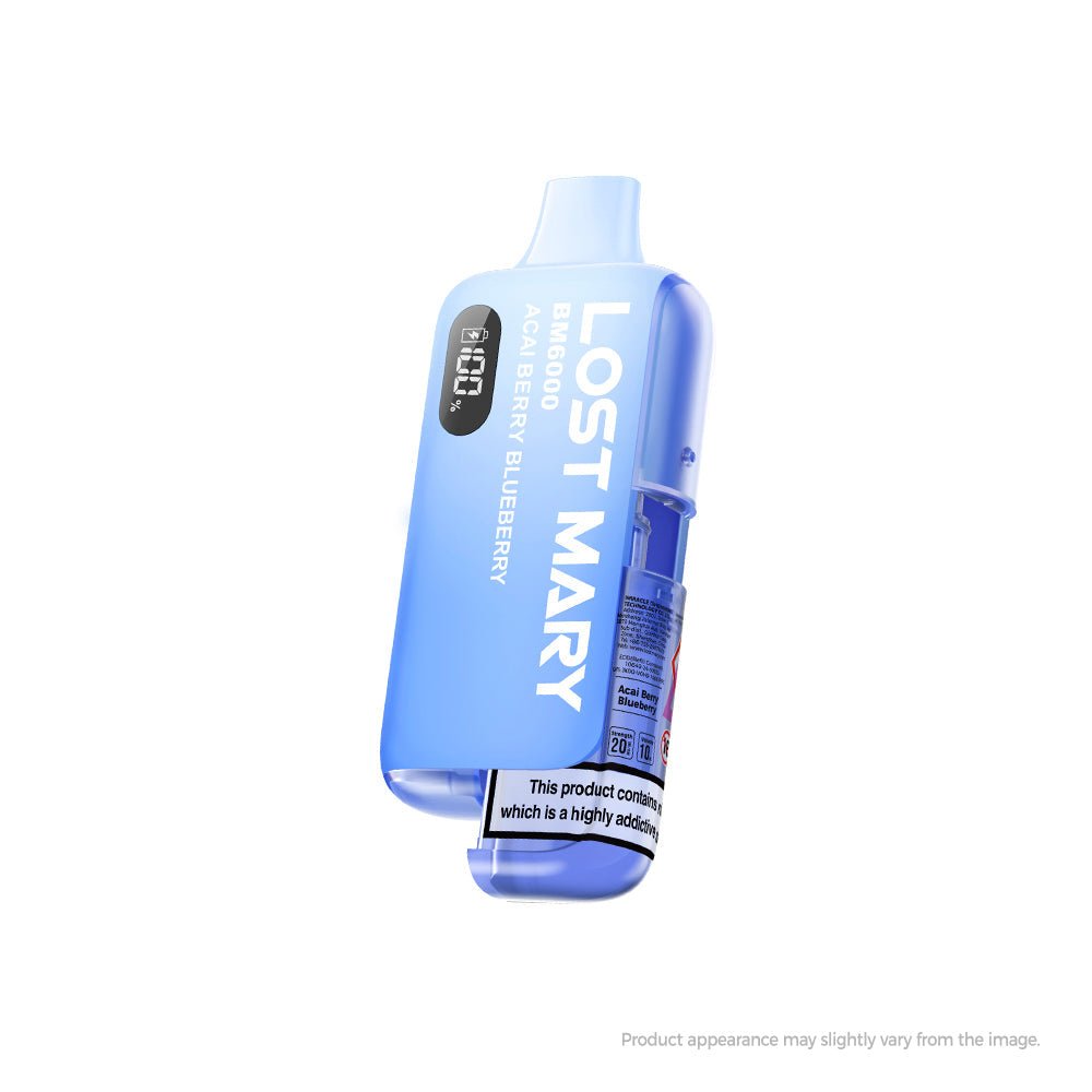 Lost Mary BM6000 - Acai Berry Blueberry - PJW Vapes | UK Leading Vape Wholesaler