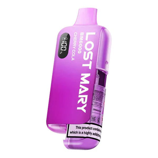 Lost Mary BM6000 - Cherry Cola - PJW Vapes | UK Leading Vape Wholesaler