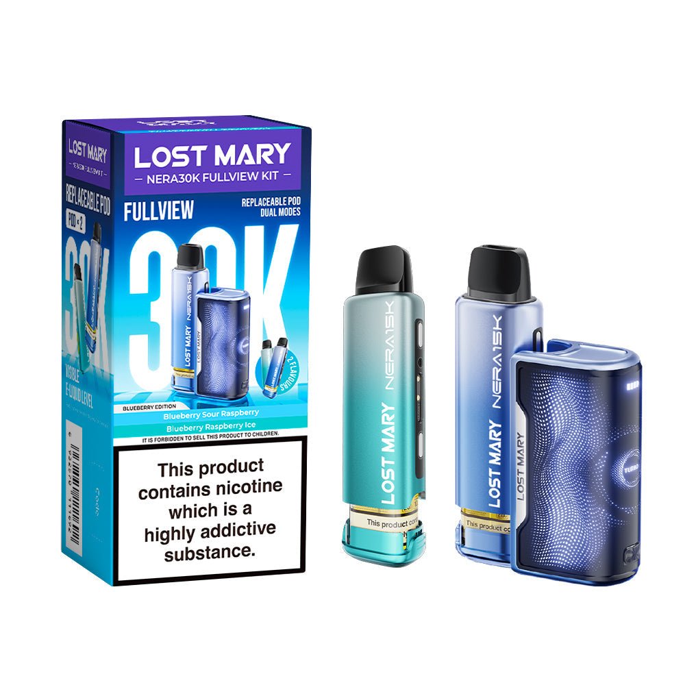 Lost Mary Nera 30K Kit - Blueberry Edition - PJW Vapes | UK Leading Vape Wholesaler