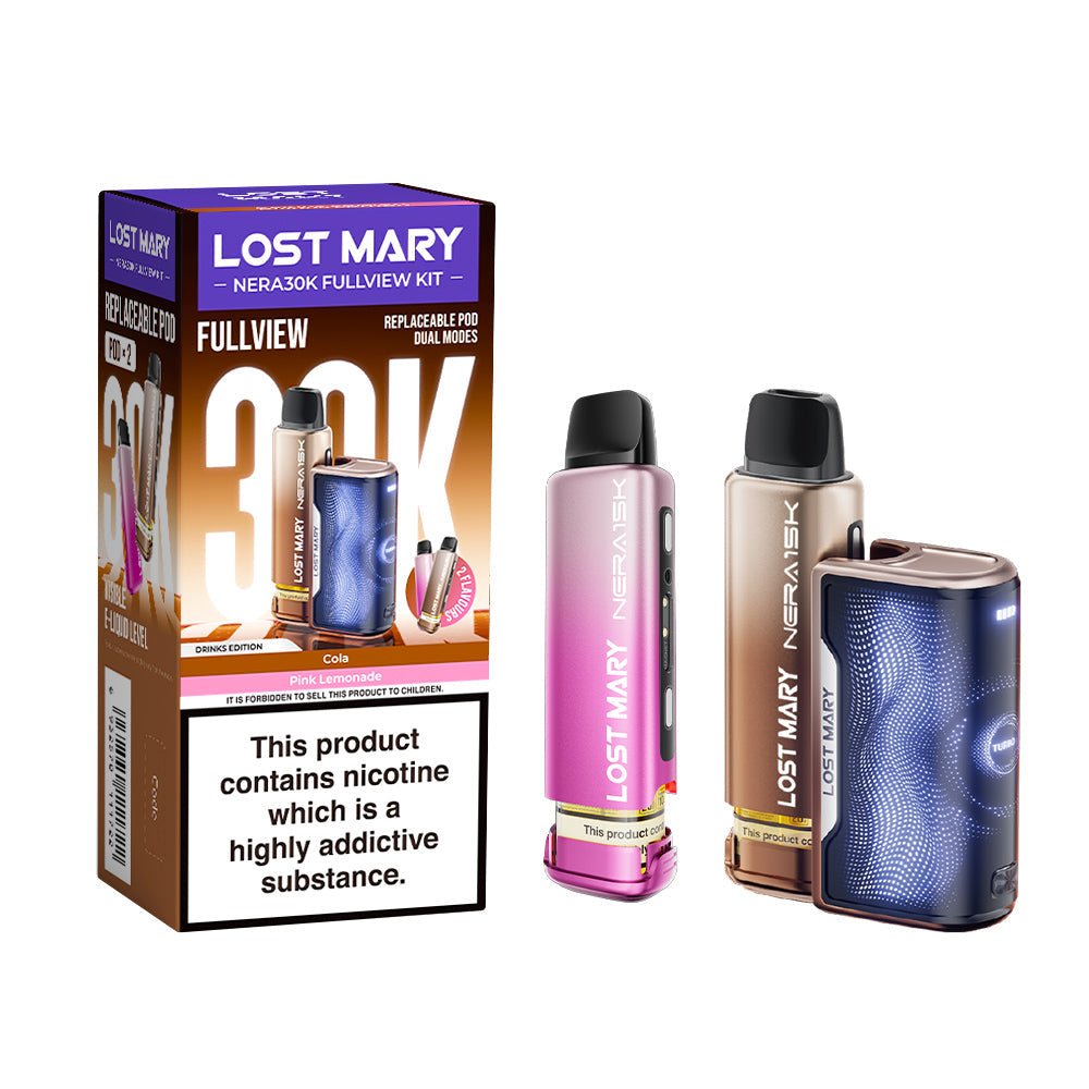 Lost Mary Nera 30K Kit - Drinks Edition - PJW Vapes | UK Leading Vape Wholesaler