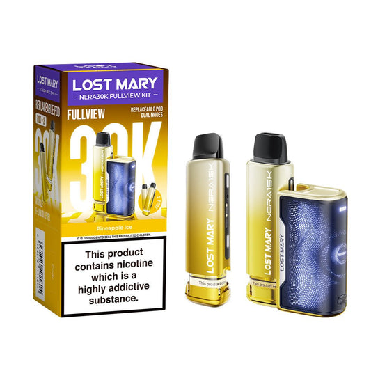 Lost Mary Nera 30K Kit - Pineapple Ice - PJW Vapes | UK Leading Vape Wholesaler