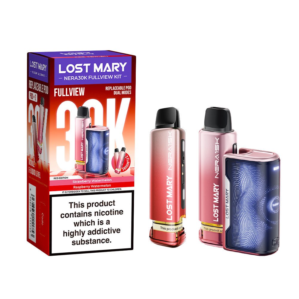 Lost Mary Nera 30K Kit - Red Edition - PJW Vapes | UK Leading Vape Wholesaler