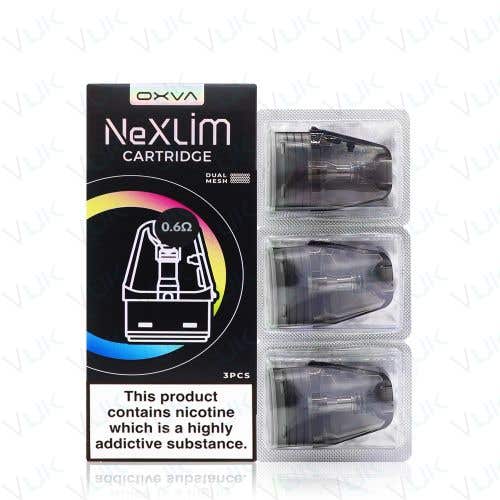 Oxva NeXlim Replacement Pod - 0.6 Ohm Mesh - PJW Vapes | UK Leading Vape Wholesaler