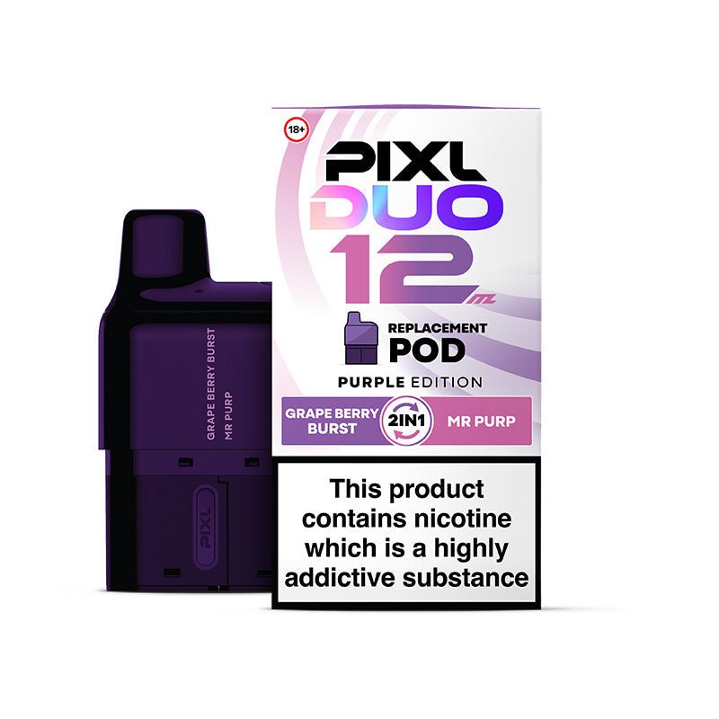 Pixl Duo 12 Refill - Purple Edition - PJW Vapes | UK Leading Vape Wholesaler