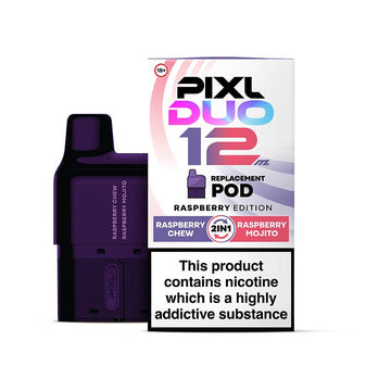 Pixl Duo 12 Refill - Raspberry Edition - PJW Vapes | UK Leading Vape Wholesaler