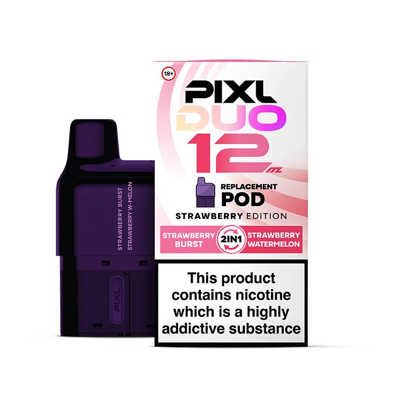 Pixl Duo 12 Refill - Strawberry Edition - PJW Vapes | UK Leading Vape Wholesaler