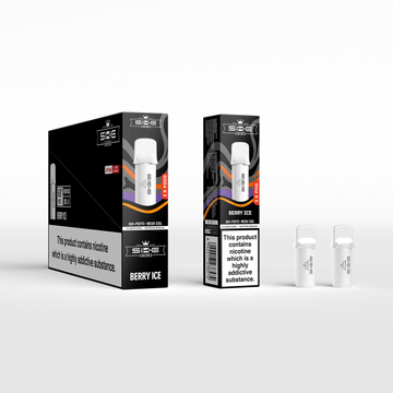 SKE 600 Refill Pod 2 Pack - Berry Ice - PJW Vapes | UK Leading Vape Wholesaler